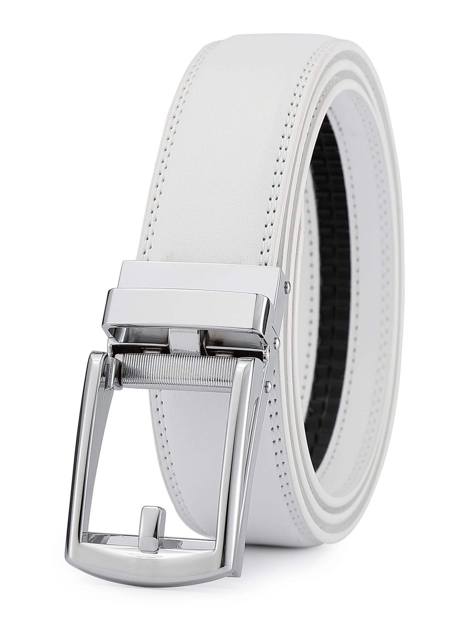 guvoosm Mens Belt,Ratchet Dress Adjustable Belts