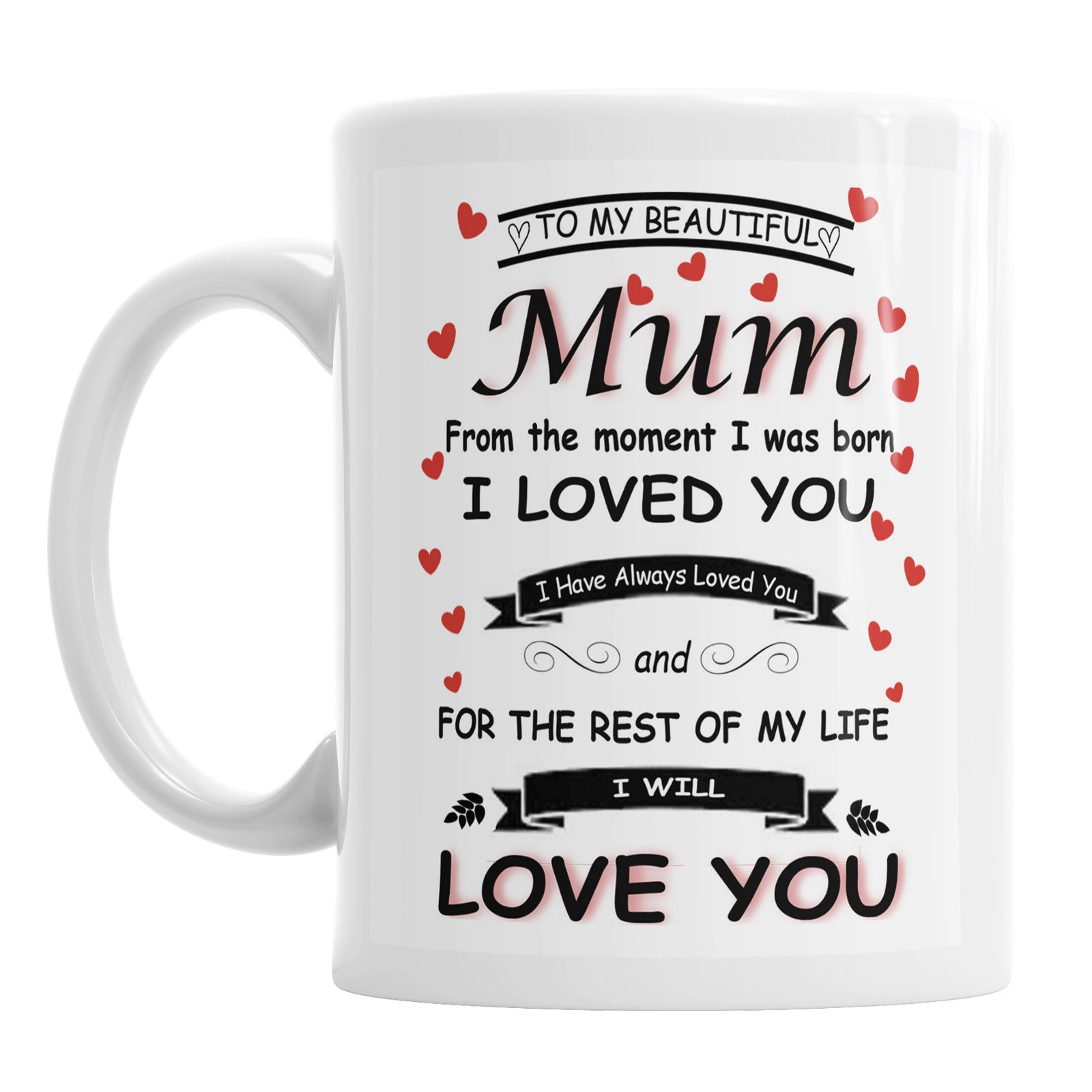 to My Beautiful Mum Mothers Day Gift Mug