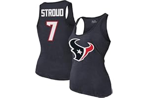 Majestic Threads Women's NFL Name & Number Tri-Blend Tank Top