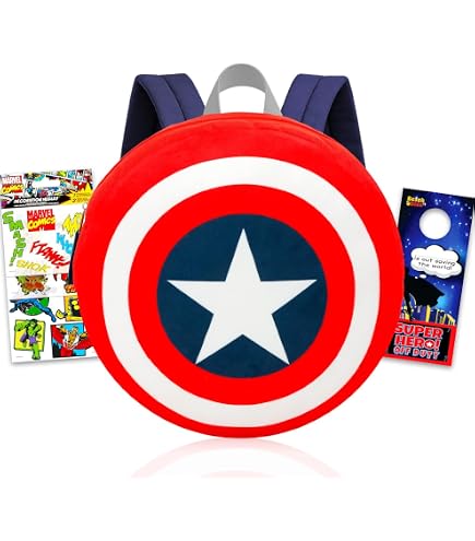 Marvel Boys Captain America Shield Backpack