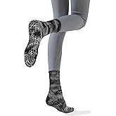 Benefeet Sox Tie-dye Pilates Socks for Women Non-Slip Grip Cool Yoga Socks Crew Slipper Sock for Barre Hospital Workout