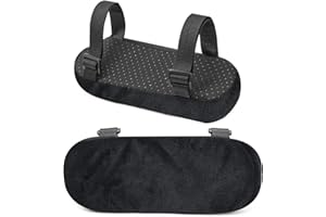 BELEFU Set of 2 Soft Office Chair Arm Covers Memory Foam, Elbow Support Wheelchair Armrest Pads, Chair Arm Rest Pads Cushions