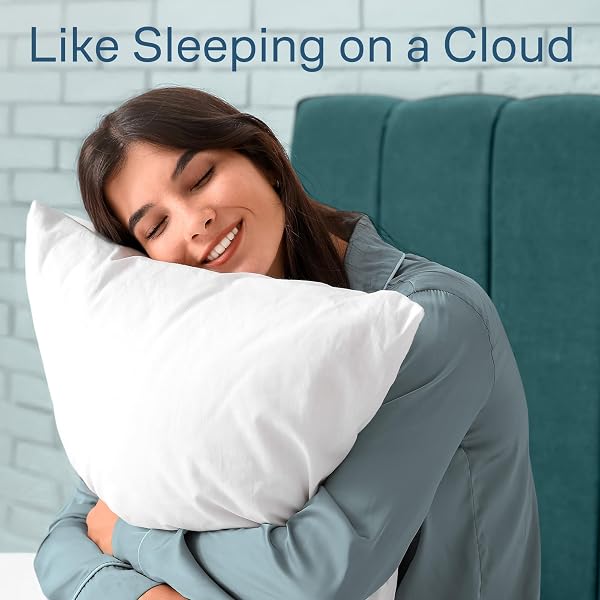 NIAGARA 4 PACK WATERPROOF PILLOW PROTECTORS STANDARD 20X26 INCHES SMOOTH ZIPPER PREMIUM ENCASEMENT COVERS QUIET CASES SET WHITE