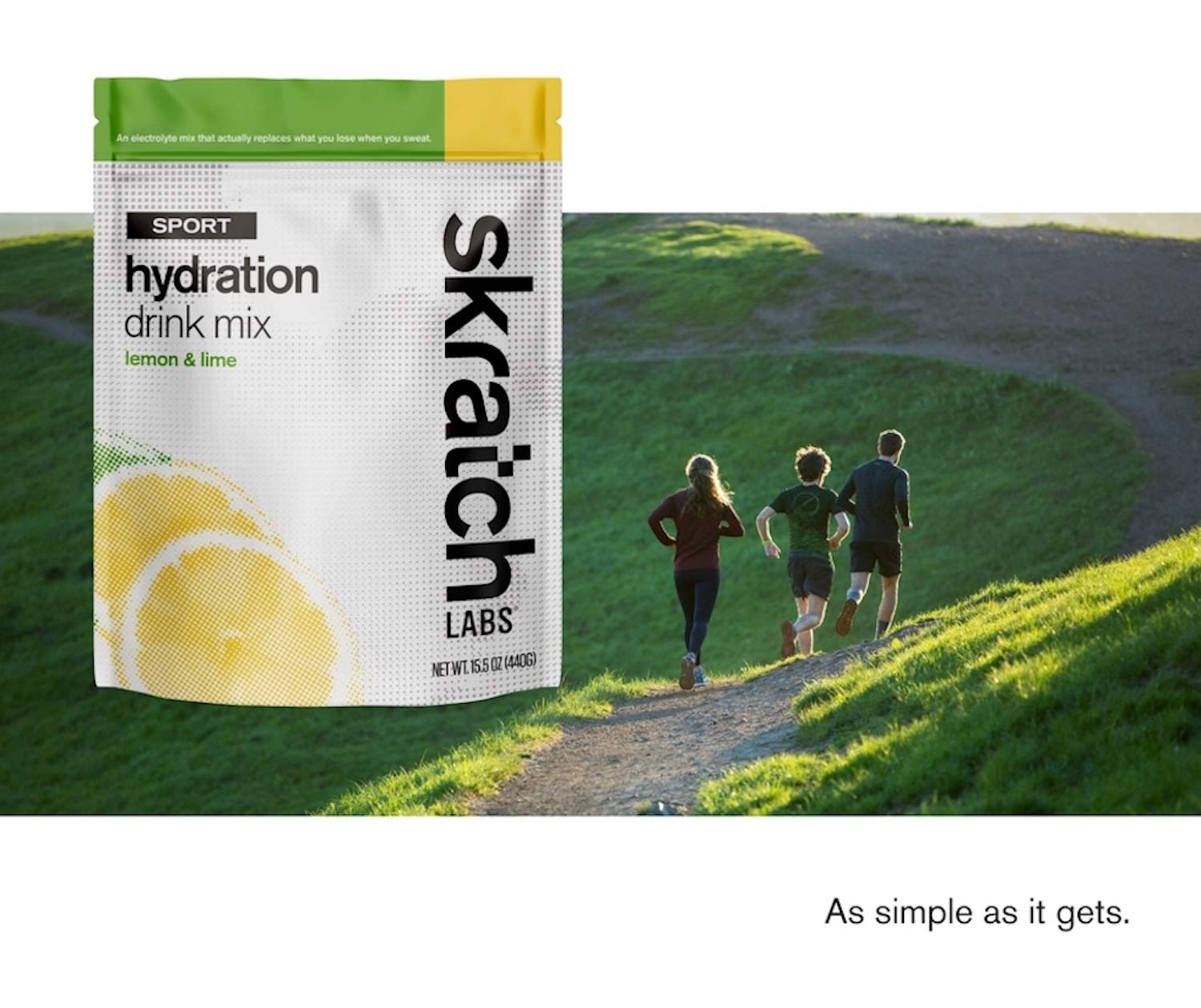 SKRATCH LABS Sport Hydration Drink Mix, Lemon Lime (15.5 oz, 20 Servings) - Natural Electrolyte Powder Developed for Athletes and Sports Performance, Gluten Free, Vegan, Kosher: Grocery & Gourmet Food