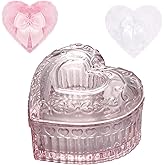 Gsteng Large Body Powder Puffs and Containers, Crystal Clear Reusable Dusting Powder Case with Washable Velvet Face Body Glitter Soft Puffs Wet and Dry Makeup