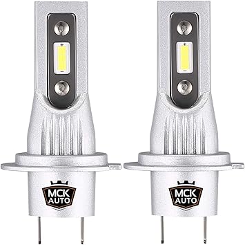 mck auto h7 led canbus bulbs dipped and main beam white very bright and without errors compatible with a3 a4 a5 3 series f30 f31 transform your