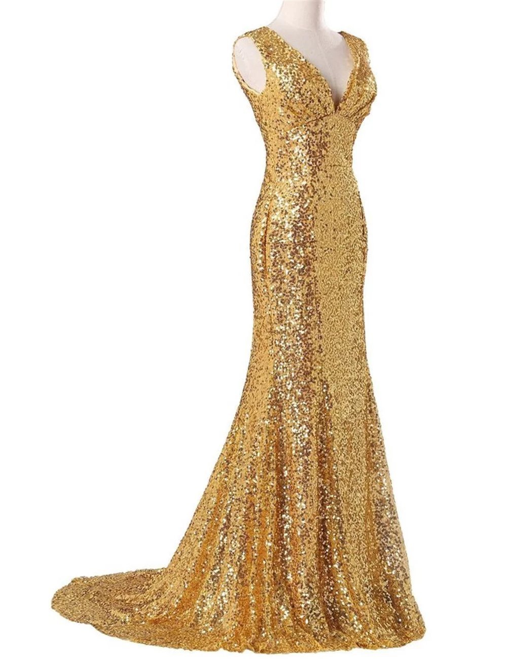 gold dress size 18