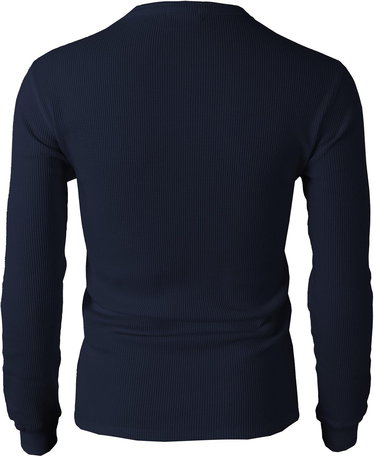 H2H Mens Casual Slim Fit Henley Long Sleeve T Shirts of Waffle Cotton: Clothing