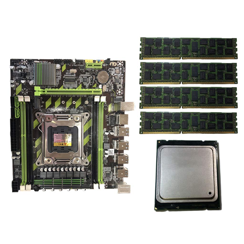 in-tel X79G Turbo Motherboard LGA2011 Combos Mainboard E5 2689 CPU 4x8G DDR3 RAM- PCI-E NVME M.2 SSD