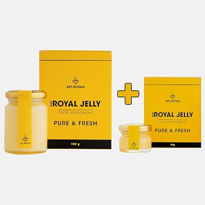 Royal Jelly Pure & Fresh 100g + 30g - 100% Natural Nutritional Supplement
