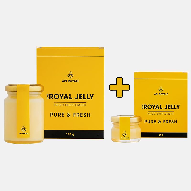 Royal Jelly Pure & Fresh 100g + 30g - 100% Natural Nutritional Supplement