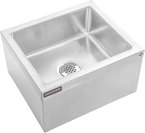 Durasteel Stainless Steel Floor Mount Mop Sink Basin With Sink