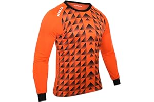 Kalci Soccer Goalkeeper Jersey | Elbow Padded Goalkeeper Shirt Adult/Youth | Long Sleeve Goalie Jersey for Men/Women/Boys