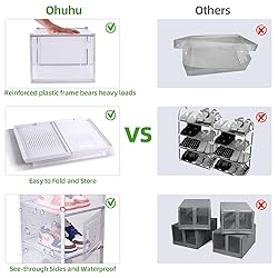 Ohuhu Shoe Storage, Ultra Large Shoe Organizer
