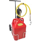 FLO-FAST Pro 15-Gallon Fluid Transfer System with High-Flow Pump &amp; Standard Cart &ndash; 8 GPM, Portable, Durable, Made in USA &ndash; Marine, ATV, Automotive, Agriculture