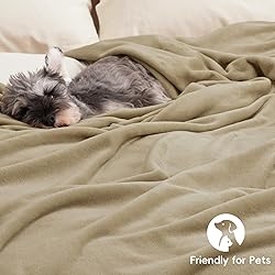 PHF Ultra Soft Fleece Blanket Queen Size, No Shed