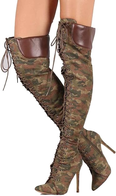 knee high construction boots