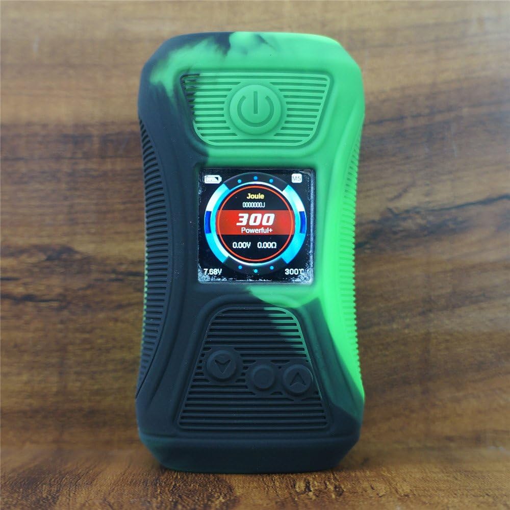 ModShield for GTRS VBOY 200W TC Silicone Case ByJojo V BOY Cover Wrap Shield Skin (Green/Black)