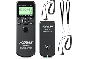 AODELAN Camera Wireless Shutter Release Timer Remote Control for Canon EOS R, ROS RP, EOS RA, R6, R5, 80D, 77D, 70D, 250D, 90D, 10D, T7, T6i, T6s, T5i, T4i, T3i, PowerShot SX70H, RS-60 & TC-80N