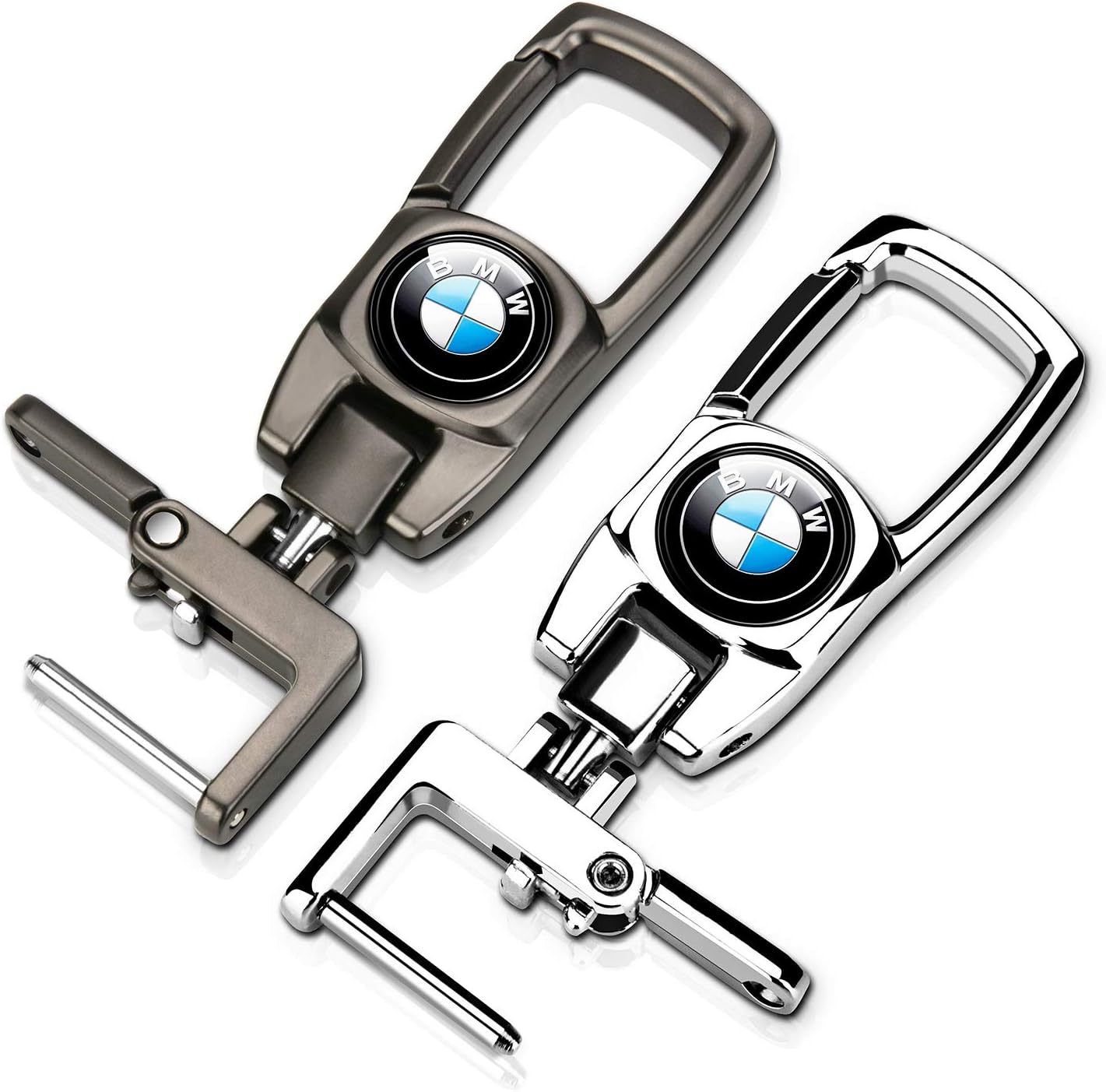 2 Pack Car Logo Key Chain Sturdy Keychain for BMW M Motorcycle E30 X5 Z4 X1 X2 X3 X4 X6 Z3 M3 M5 328i