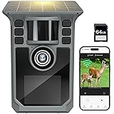 Hrivcam Trail Camera 4K 64MP WiFi Solar Game