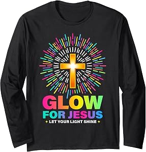 Glow for Jesus Let Your Light Shine VBS 2026 Long Sleeve T-Shirt