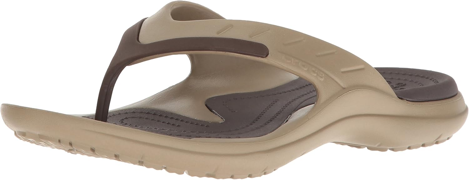 Crocs Men's and Women's MODI Sport Flip Flop Casual Beach Sandal or Shower Shoe Crocs