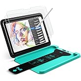 ESR 2 Pack Armorite Paper-Feel Screen Protector for iPad Air 11 Inch | (M4/M3/M2 2026/2025/2024), Write and Draw Like on Paper, 9H Tempered Glass Film with Ultra Fit Tray, Anti-Glare