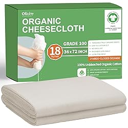 Organic Cheese Cloths, GOTS Certified, Grade