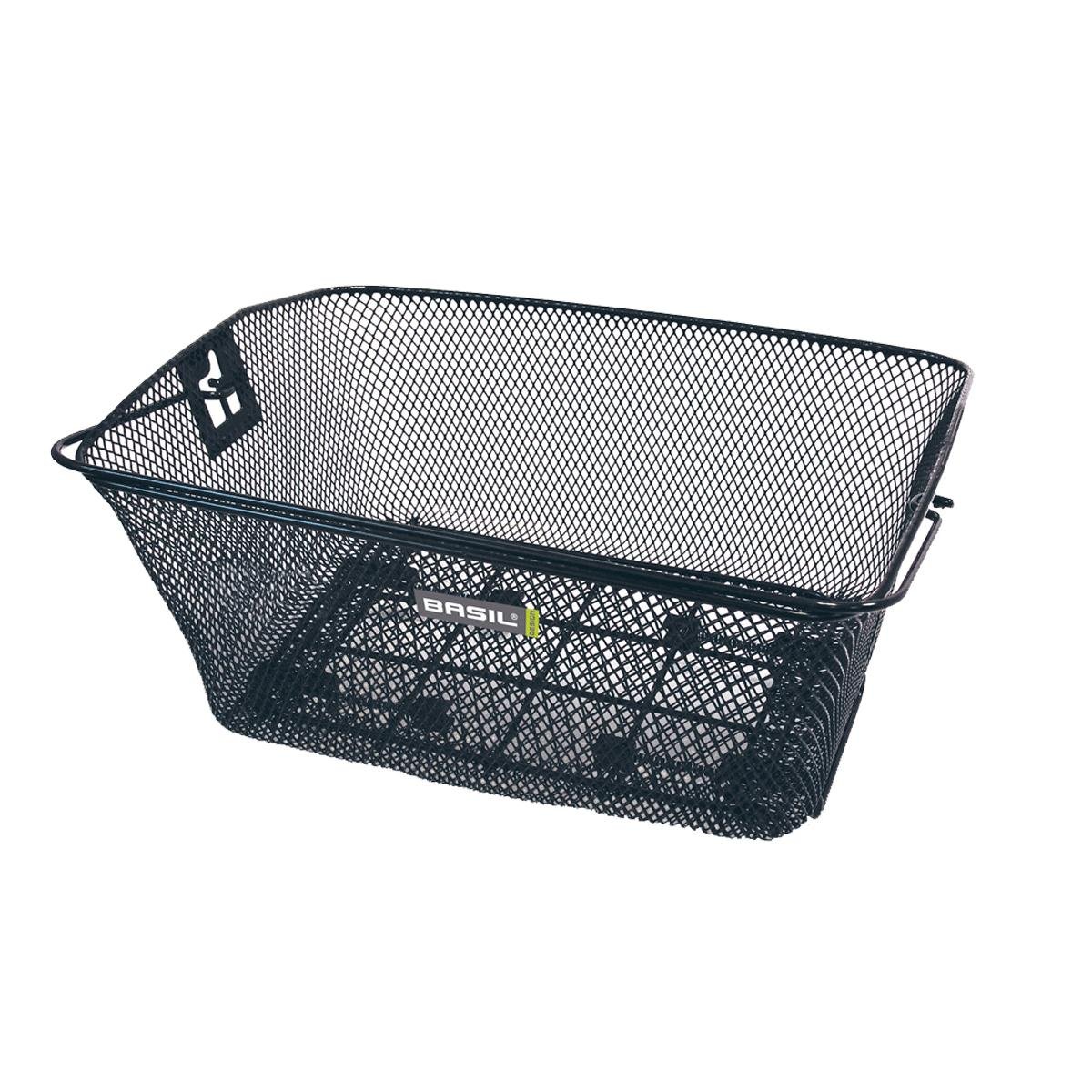 Basil Como Rear Wire Basket - Black, One Size