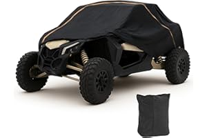 TEBEDI UTV Cover 2 Seater Compatible with Can-Am Maverick X3, Kawasaki Teryx KRX 1000/Trail, Polaris RZR/XP, YXZ 1000R, 2-3 S