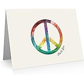 Peace Sign Thank You Cards With Envelopes (24) Peace Sign Cards