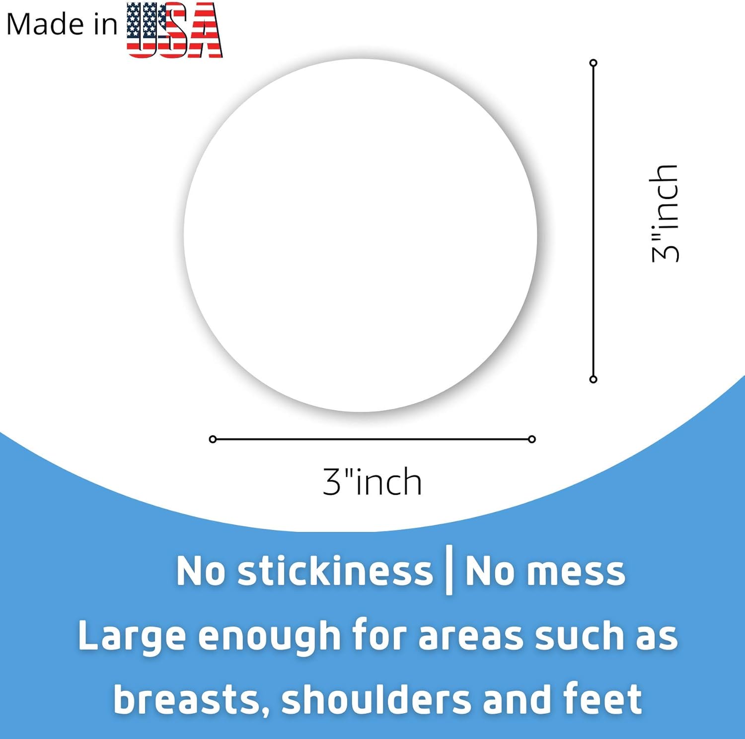 Medagel Circles Plus Aloe Hydrogel Pads - Instant Cooling and Soothing Relief for Nursing Pain, Blisters, Bug Bites, Minor Burns and Chafing - 48ct Circular Pads: Health & Personal Care