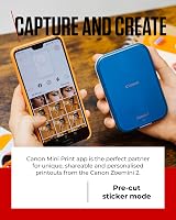 Canon ZINK Photo Paper 20 Sheets Pre-Cut Circle Stickers 2x3 in view 7