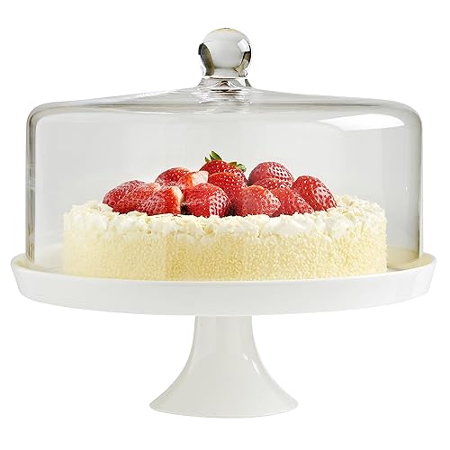 Pedestal Cake Stand in White Amazon.co.uk Kitchen & Home