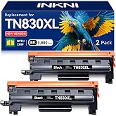 TN830XL TN830 TN830/XL/V Toner for Brother Printer DCP-L2640DW HL-L2460DW | Compatible for Brother TN830XL TN-830XL TN830 XL/V/R TN 830 XL Toner MFC-L2820DW HL-L2405W HL-L2480DW HL-L2400D Black, 2 Pack