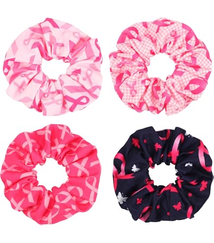 Amazon.com: 4 Pieces Halloween Hair Scrunchies, Ghost Star  display picture 2