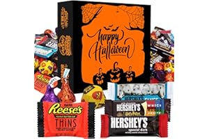 KATIE’S KANDY KORNER Halloween Candy Chocolate Variety Pack, Pack of Halloween Chocolate Bulk Individually Wrapped, Ideal Halloween Chocolate Mix to Share with Family, Perfect Halloween Themed Chocolate for Parties (2 Lb)
