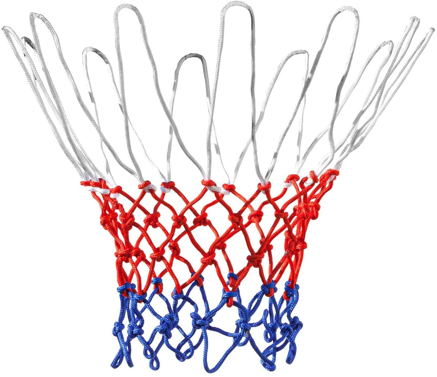 2Pcs Basketball Net 12 Loops All-Weather Heavy Duty Outdoor Indoor Hoop Net