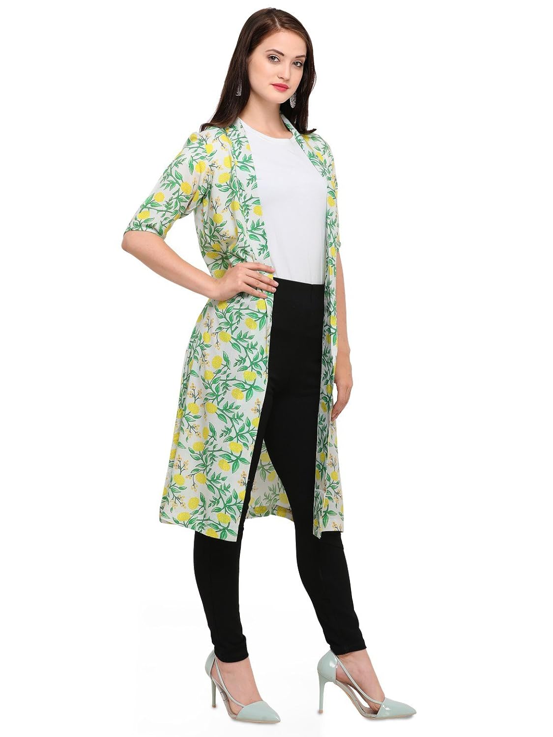 smarty pants women multi colour half sleeve medium shrug smsh-139