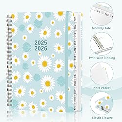 Planner 2025-2026, Weekly and Monthly Calendar
