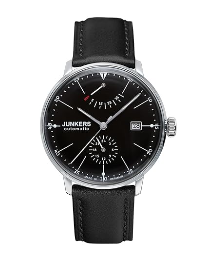 Junkers Herrenuhr Analog Automatisch mit Lederarmband – 60602
