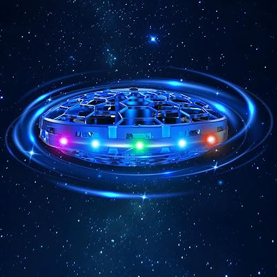 ETPlanet Hand Operated Flying Toy Drone for Kids 360° Gesture LED Lights