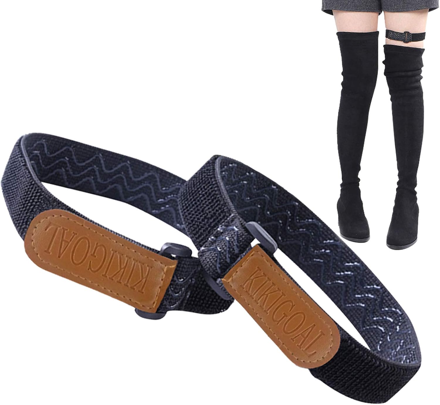 thigh high boot straps
