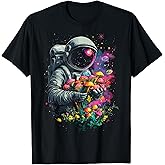 Trippy EDM Mushroom Astronaut Psychedelic T-Shirt