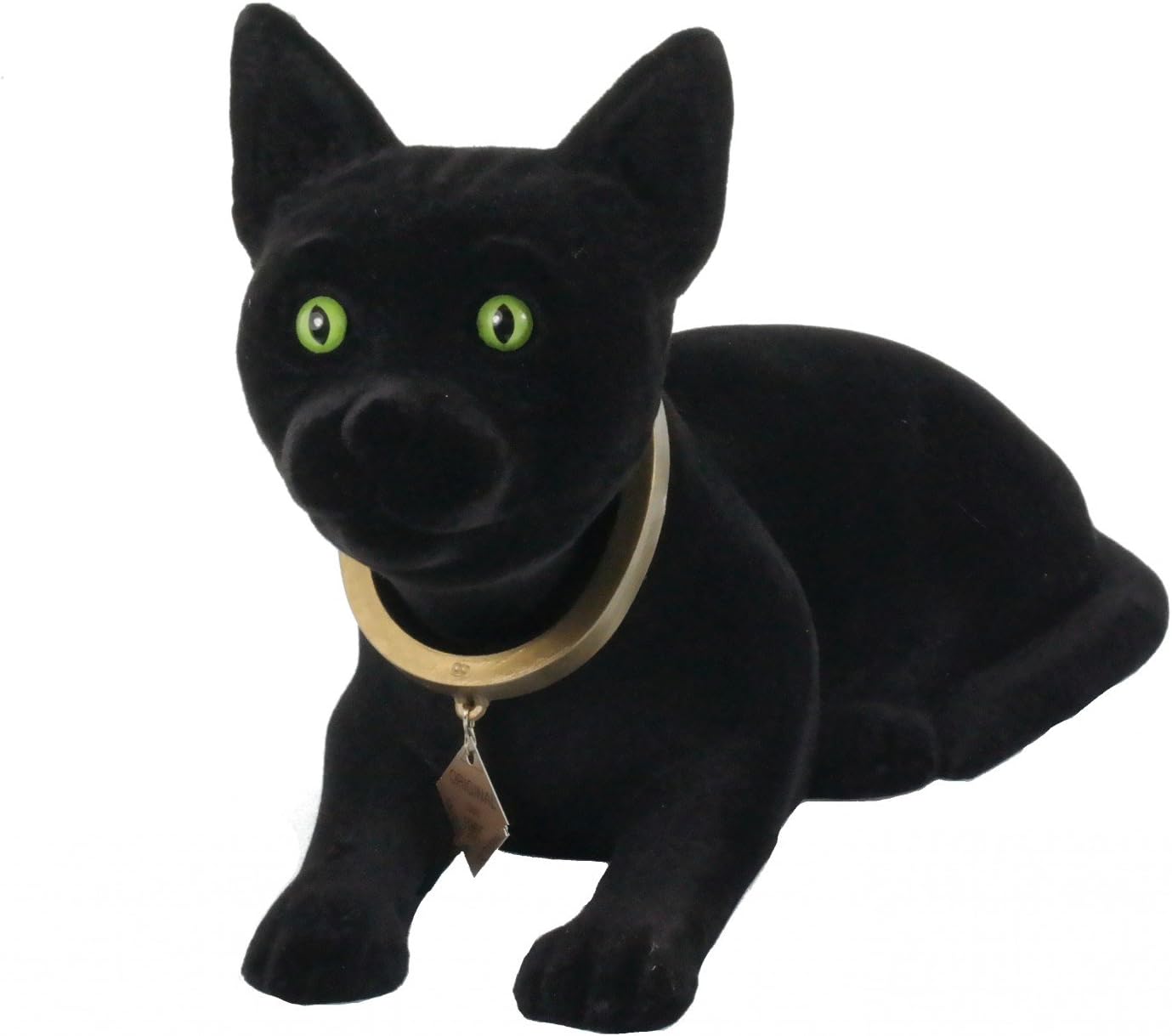 Bobble head cat, black, large Amazon.co.uk Garden & Outdoors