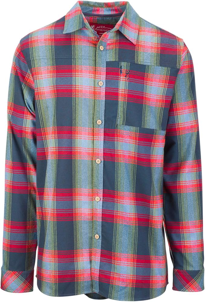 mens stretch flannel shirt