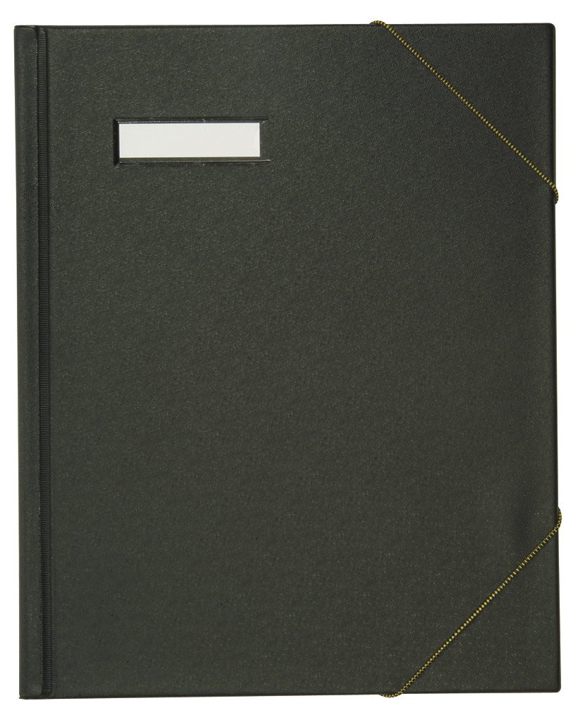 Elba 63430SW Floating File Cardboard/PVC Film for 300 DIN A4 Pages Set of 5 Black