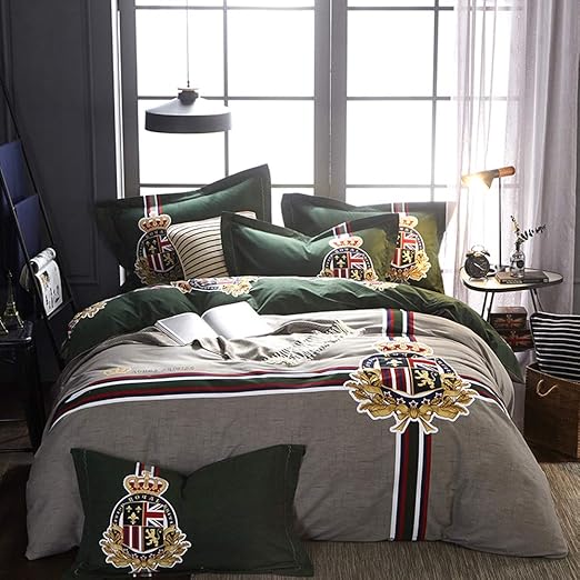 Amazon Com Thefit Paisley Textile Bedding For Adult W1589 Crown