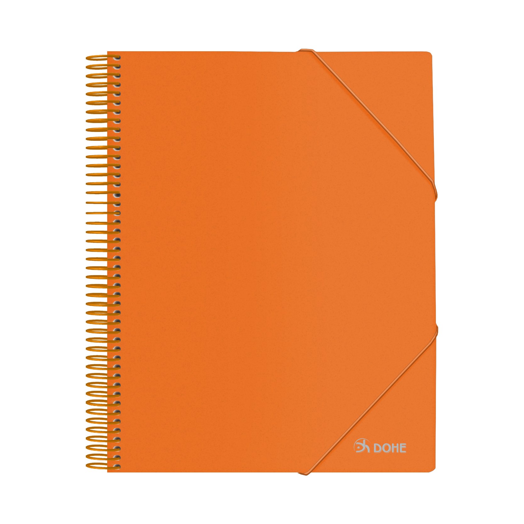 Dohe - 40 Covers (40 mic) A4 Spiral Binder - Orange